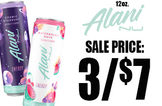 Alani 3 for $7