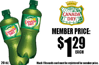 Canada Dry 20oz.