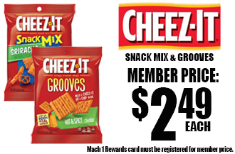 CheezIt Snack Mix & Grooves