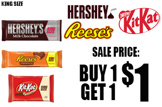 Hershey King Size Candy