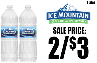 Ice Mountain Water 1 Liter