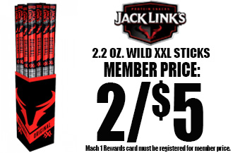 2.2oz. Jack Link’s Wild XXL Sticks