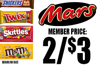 Mars Regular Size Candy